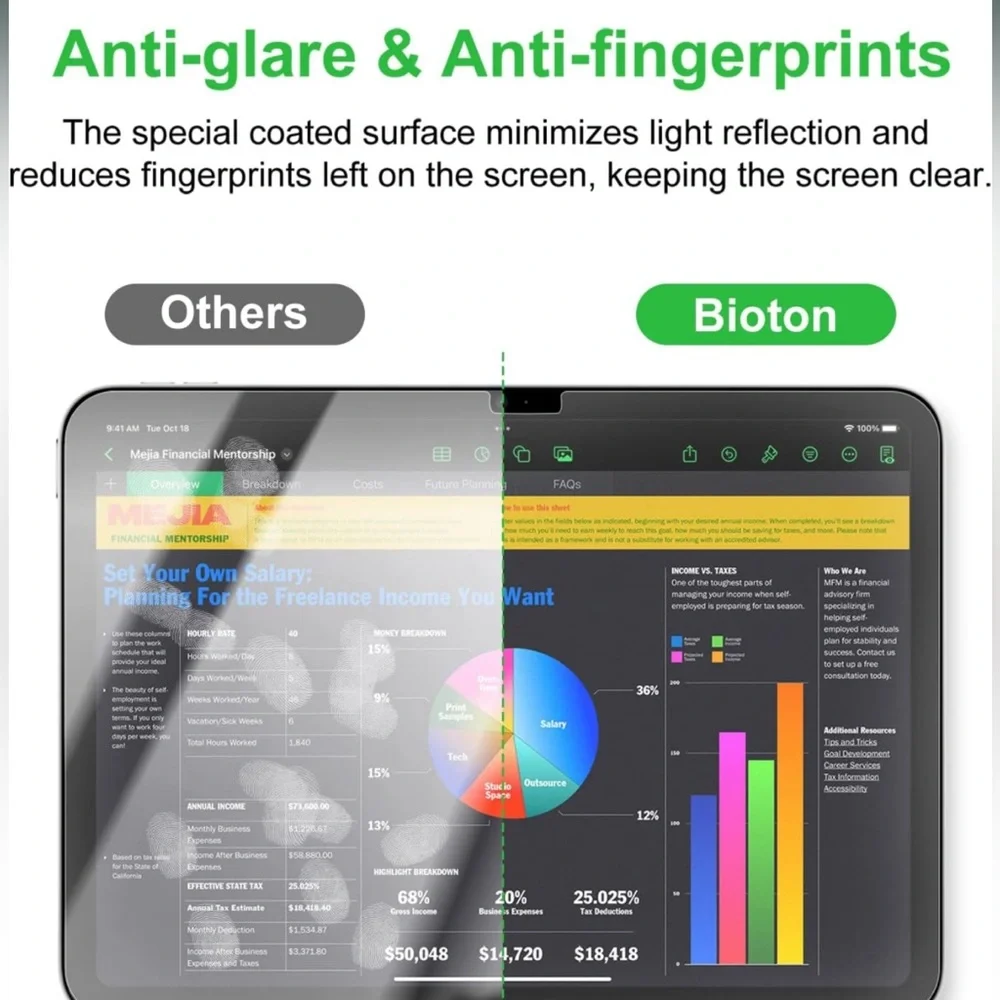 iPad screen protector